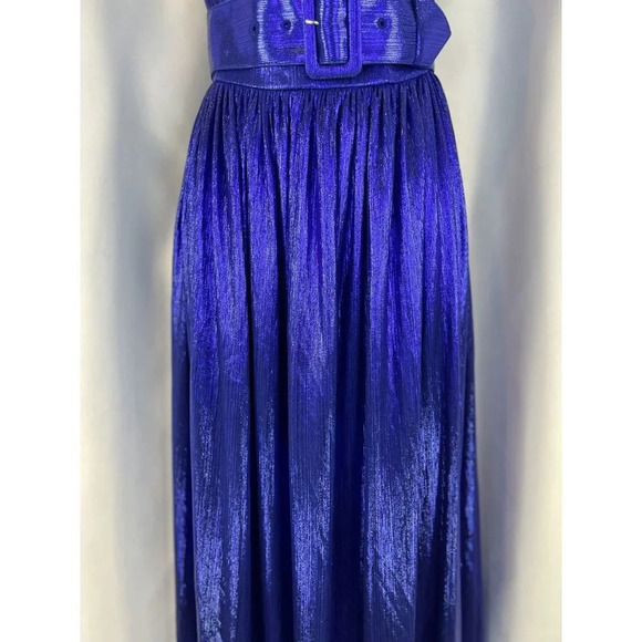 NWT retrofete Cobalt Blue Jaden Strapless Formal Gown $595 - Picture 7 of 16